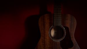 Preview wallpaper guitar, strings, music, dark