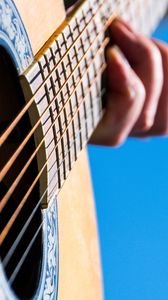 Preview wallpaper guitar, strings, music, hand