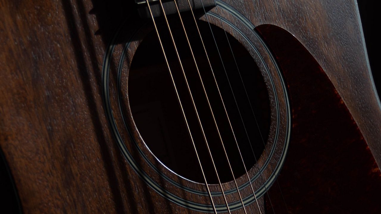 Wallpaper guitar, strings, musical instrument, music