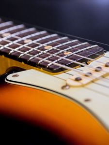 Preview wallpaper guitar, strings, neck