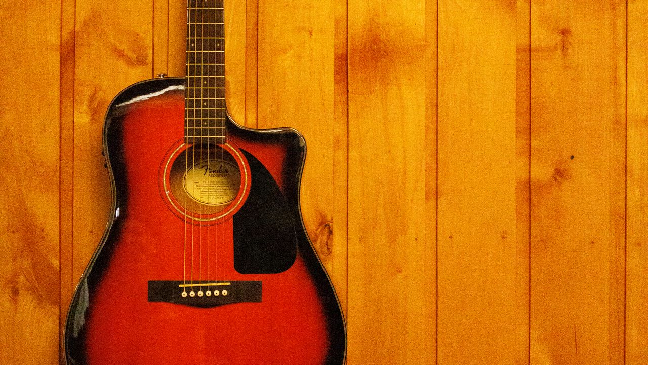 Wallpaper guitar, wall, boards, music