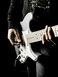 Preview wallpaper guitarist, guitar, musical instrument, music