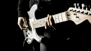 Preview wallpaper guitarist, guitar, musical instrument, music