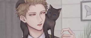 Preview wallpaper guy, demon, cat, anime, art