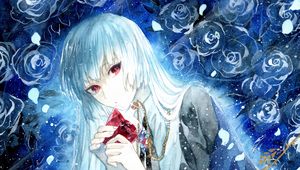 Preview wallpaper guy, gem, watercolor, anime