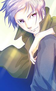 Preview wallpaper guy, glance, style, anime