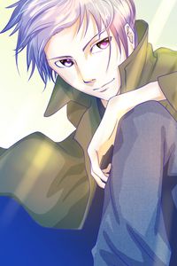 Preview wallpaper guy, glance, style, anime