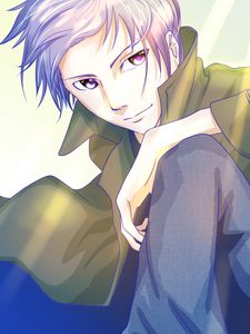 Preview wallpaper guy, glance, style, anime