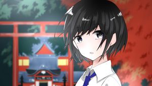 Preview wallpaper guy, glance, tie, anime, art