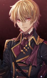 Preview wallpaper guy, glance, uniform, anime, art, cartoon