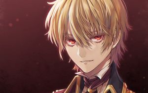 Preview wallpaper guy, glance, uniform, anime, art, cartoon