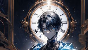 Preview wallpaper guy, jewelry, watch, anime, art