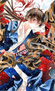 Preview wallpaper guy, kimono, art, anime