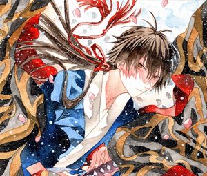 Preview wallpaper guy, kimono, art, anime