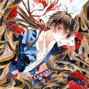 Preview wallpaper guy, kimono, art, anime