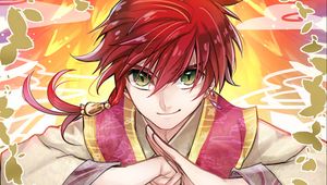 Preview wallpaper guy, kimono, gesture, smile, phoenix, anime