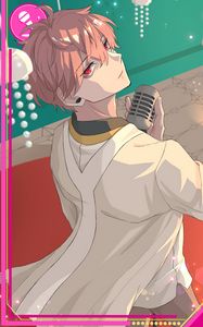 Preview wallpaper guy, microphone, singer, music, anime