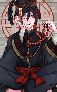 Preview wallpaper guy, smile, kimono, anime