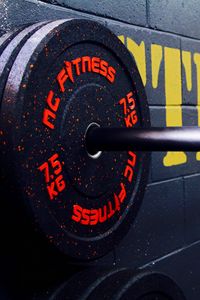 Preview wallpaper gym, disks, weight, bodybuilding