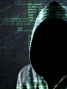 Preview wallpaper hacker, hood, code, programming