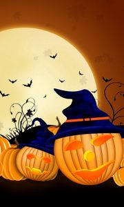 Preview wallpaper halloween, 2015, pumpkins, autumn