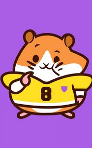 Preview wallpaper hamster, cute, funny