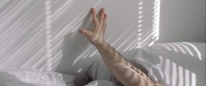 Preview wallpaper hand, bed, morning, white