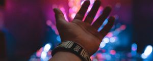 Preview wallpaper hand, bracelet, glare, night
