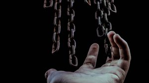 Preview wallpaper hand, chains, freedom