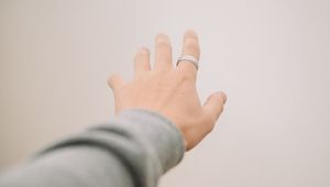 Preview wallpaper hand, fingers, touch, distance