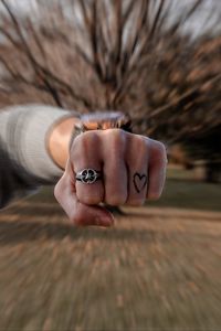 Preview wallpaper hand, fist, ring, tattoo, watch