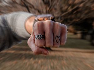 Preview wallpaper hand, fist, ring, tattoo, watch