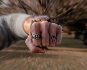 Preview wallpaper hand, fist, ring, tattoo, watch