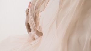 Preview wallpaper hand, glove, fabric, folds