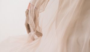 Preview wallpaper hand, glove, fabric, folds