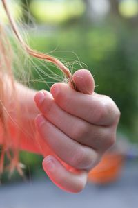 Preview wallpaper hand, hair, fingers, girl