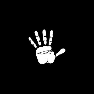 Preview wallpaper hand, palm, art, bw, vector