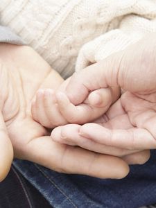 Preview wallpaper hand, parents, child, tenderness, care