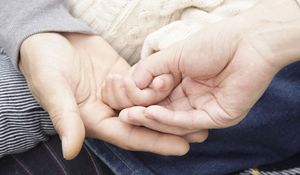 Preview wallpaper hand, parents, child, tenderness, care