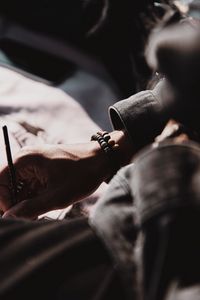 Preview wallpaper hand, pen, bracelet