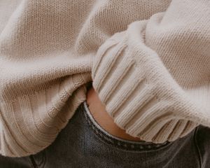 Preview wallpaper hand, pocket, sweater, jeans