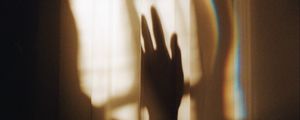 Preview wallpaper hand, shadow, wall