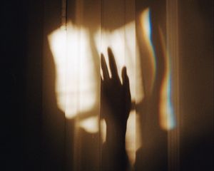 Preview wallpaper hand, shadow, wall