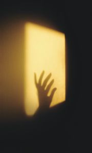 Preview wallpaper hand, shadow, wall, fingers, silhouette