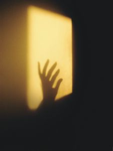 Preview wallpaper hand, shadow, wall, fingers, silhouette