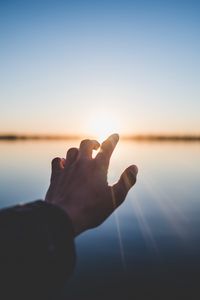 Preview wallpaper hand, sunlight, touch, rays