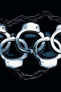 Preview wallpaper handcuffs, round, ring, metal