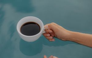 Preview wallpaper hands, coffee, cup, water