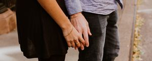 Preview wallpaper hands, couple, love, tenderness