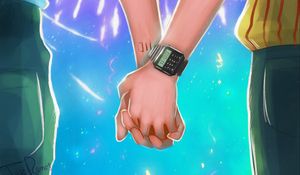 Preview wallpaper hands, couple, love, romance, art